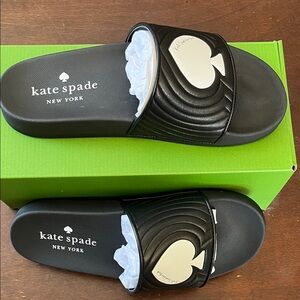 Kate Spade Splash Pool Slide Smooth Leather